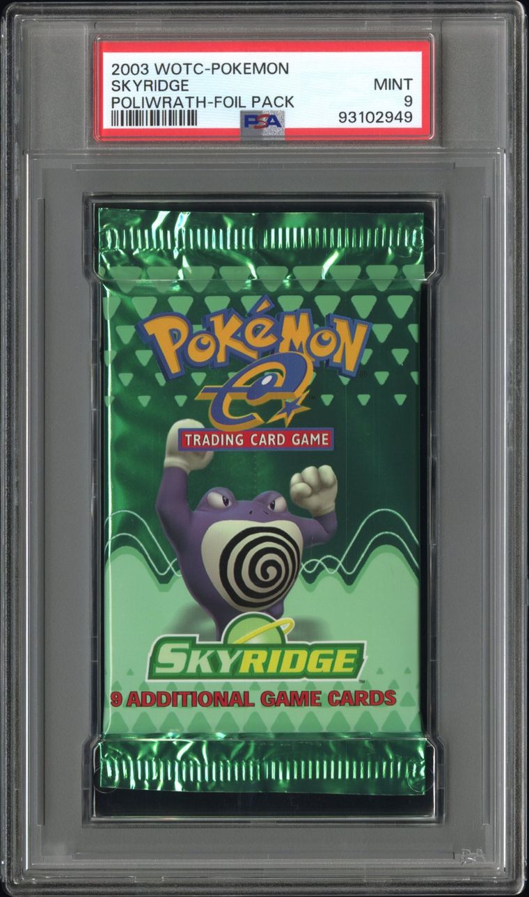 2003 Skyridge Poliwrath Pack PSA 9